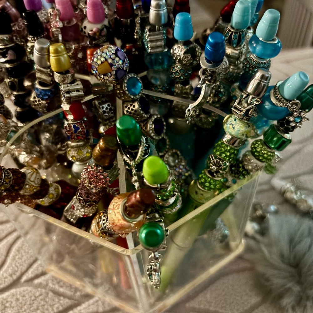 Colorful Beaded Pens,Keychains and Garden Wands